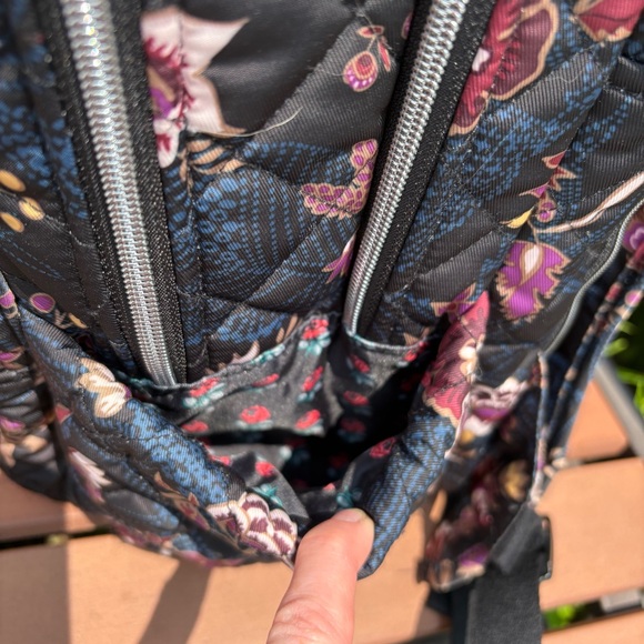 Vera Bradley Garden Dream XL Campus Backpack in Performance Twill - Picture 8 of 12